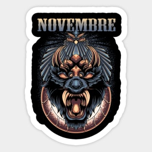 NOVEMBRE BAND Sticker